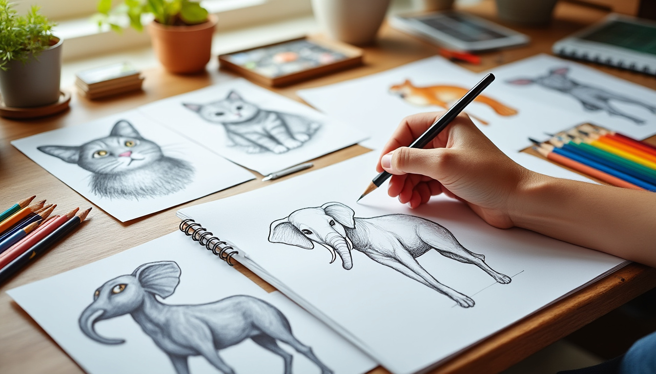 découvrez des astuces simples et des étapes faciles à suivre pour apprendre comment dessiner des animaux, même si vous débutez. idéal pour les enfants et les passionnés de dessin !