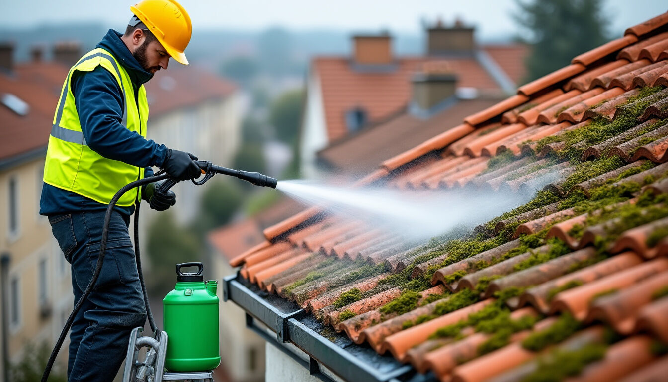Découvrez comment démousser une toiture facilement et efficacement. Suivez nos conseils pratiques pour éliminer la mousse, protéger votre toit et prolonger sa durée de vie.
