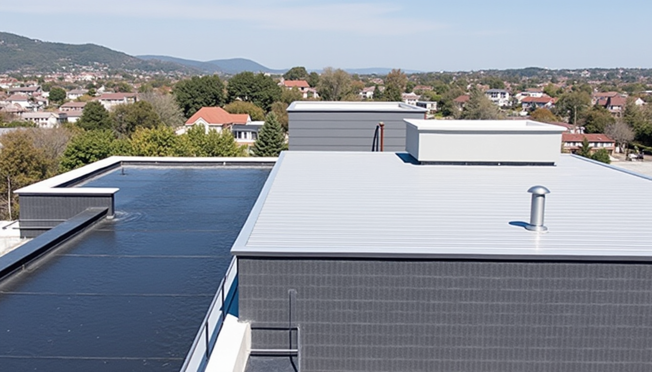 revêtement de toit plat