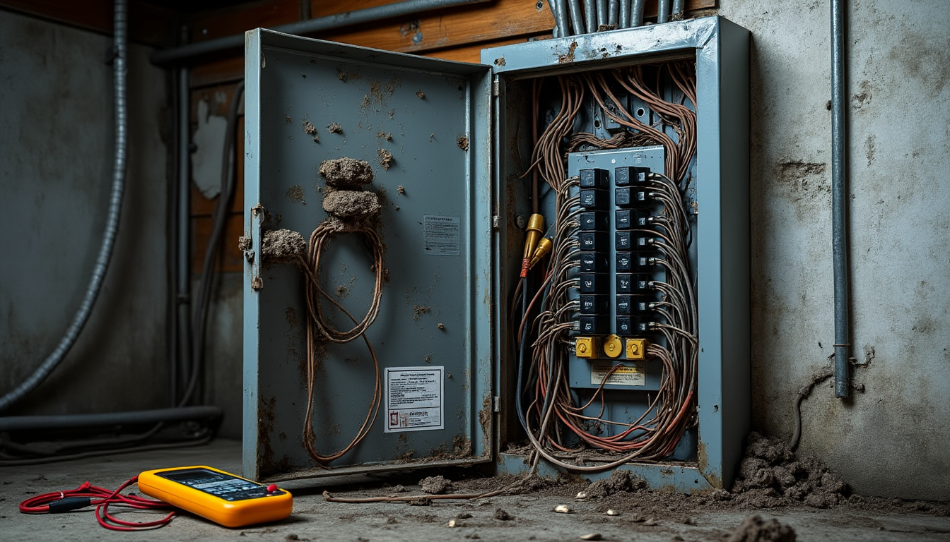 dangers electriques caches maison