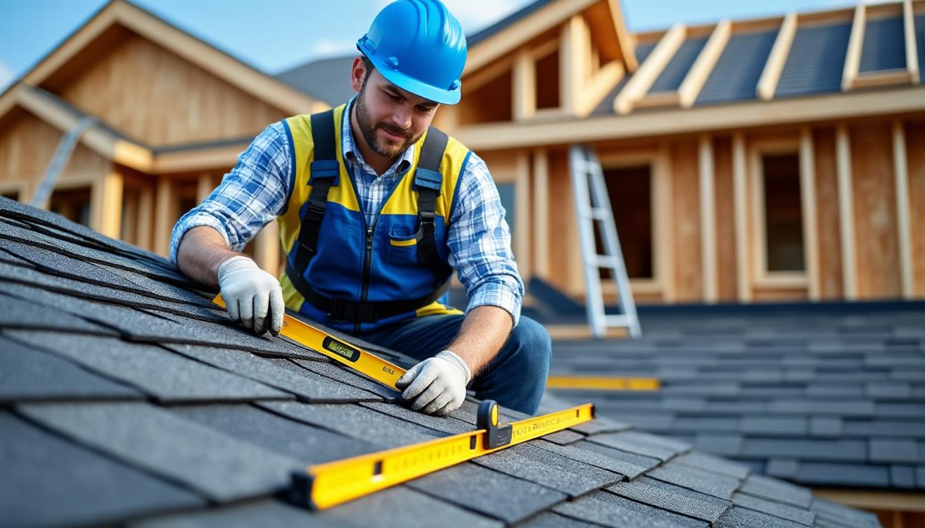 Comment calculer une pente de toiture ? 3 découvrez comment calculer facilement la pente d'une toiture avec notre guide complet, incluant les méthodes et astuces pour garantir une toiture bien inclinée et sécurisée.