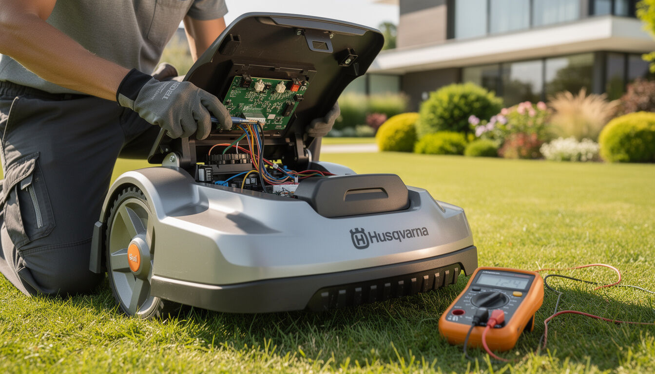 Comment détecter un fil coupé sur un robot tondeuse Husqvarna ? 5 Apprenez à identifier facilement un fil coupé sur votre robot tondeuse Husqvarna grâce à notre guide étape par étape, pour un entretien optimal et un fonctionnement sans interruption.