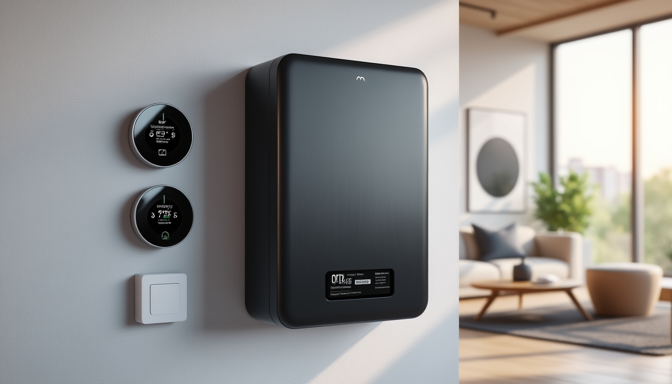 Intelligence artificielle et gestion énergétique : quand votre maison apprend à optimiser sa consommation 3 batterie murale maison intelligente